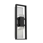 Alteck Lighting AW0107-3CCT-W Mars 1-lt 24" Tall LED Outdoor Wall Sconce, 3CCT Selectable