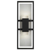 Alteck Lighting AW0107-3CCT-W Mars 1-lt 24" Tall LED Outdoor Wall Sconce, 3CCT Selectable