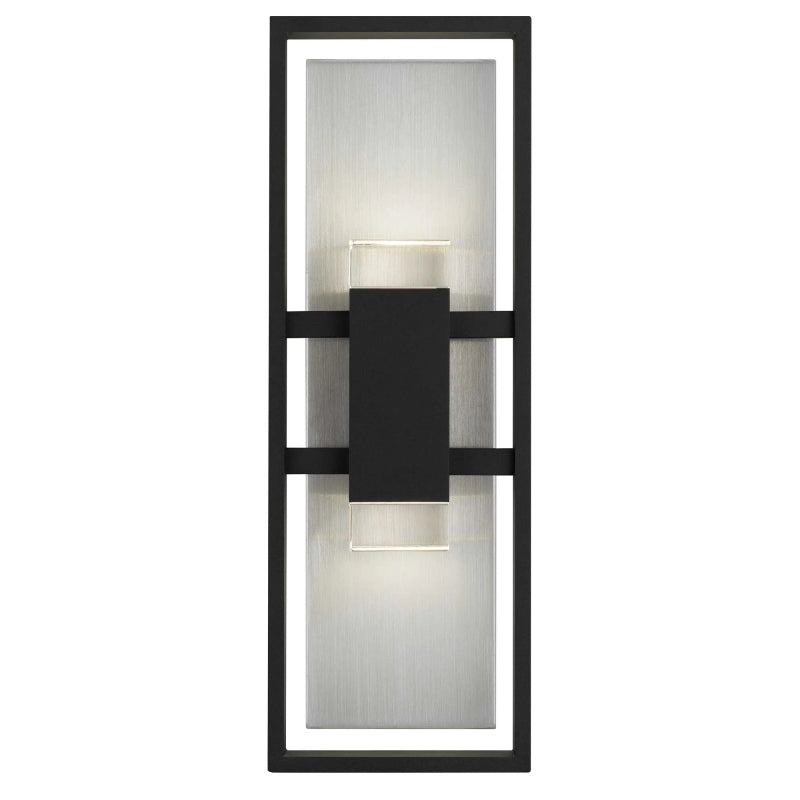 Alteck Lighting AW0107-3CCT-W Mars 1-lt 24" Tall LED Outdoor Wall Sconce, 3CCT Selectable