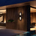 Alteck Lighting AW0107-3CCT-W Mars 1-lt 24" Tall LED Outdoor Wall Sconce, 3CCT Selectable