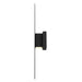 Alteck Lighting AW0110-3CCT-W Slot 1-lt 24" Tall LED Outdoor Wall Sconce, 3CCT Selectable