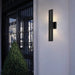 Alteck Lighting AW0110-3CCT-W Slot 1-lt 24" Tall LED Outdoor Wall Sconce, 3CCT Selectable
