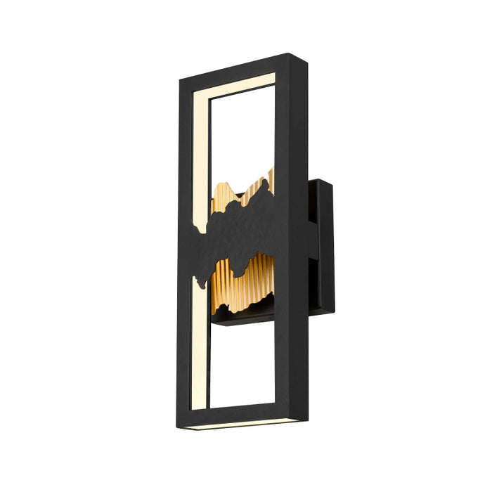 Alteck Lighting AW0111-3CCT-W Sunrize 1-lt 15" Tall LED Outdoor Wall Sconce, 3CCT Selectable