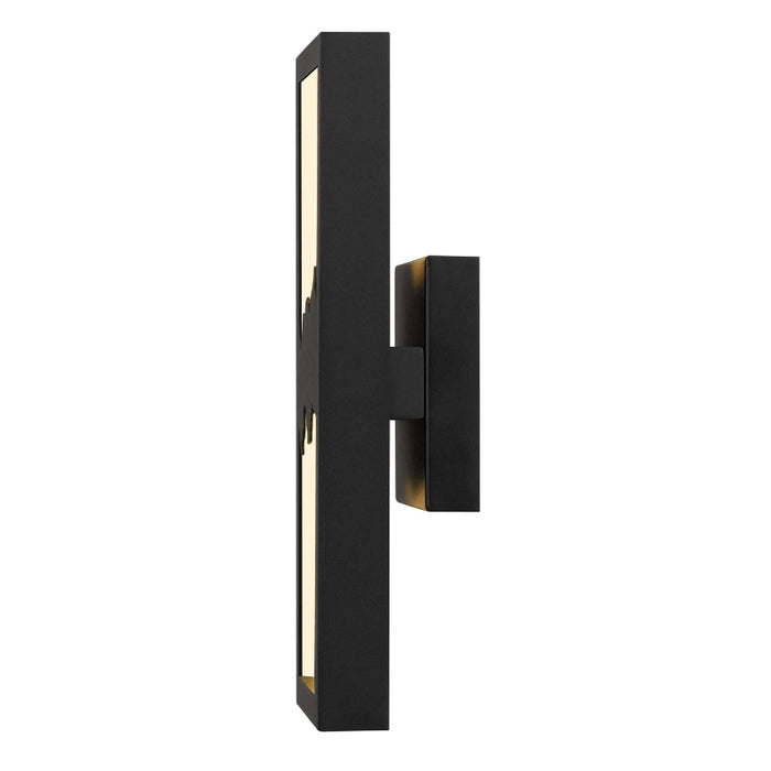 Alteck Lighting AW0111-3CCT-W Sunrize 1-lt 15" Tall LED Outdoor Wall Sconce, 3CCT Selectable