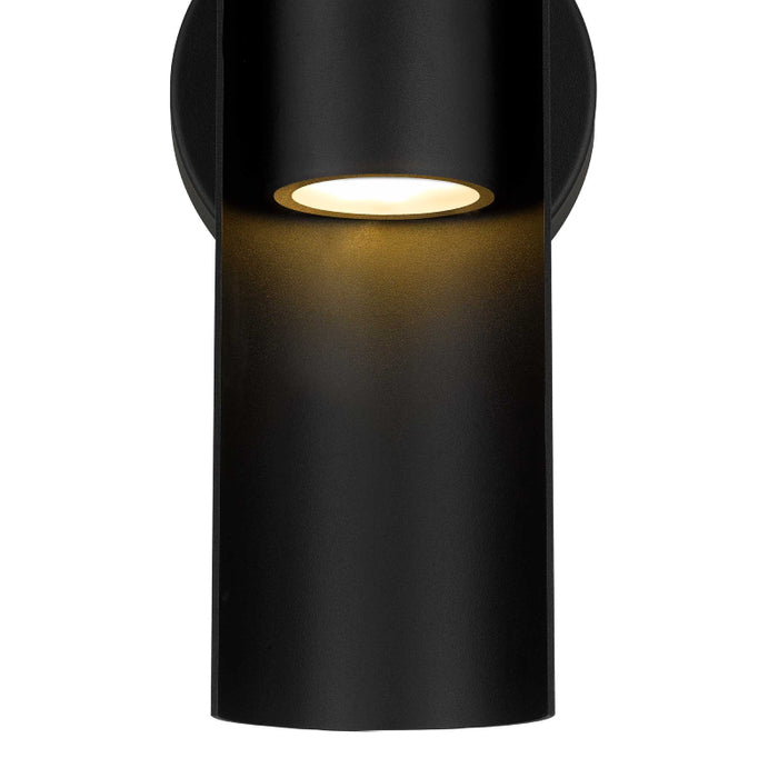 Alteck Lighting AW0114-3CCT-W Hugo 1-lt 14" Tall LED Outdoor Wall Sconce, 3CCT Selectable