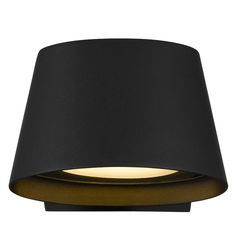 Alteck Lighting AW0115-3CCT-W Grace 1-lt 5" Tall LED Outdoor Wall Sconce, 3CCT Selectable