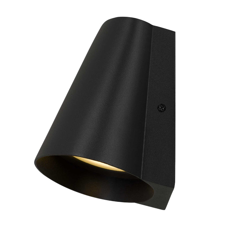 Alteck Lighting AW0115-3CCT-W Grace 1-lt 5" Tall LED Outdoor Wall Sconce, 3CCT Selectable