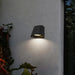 Alteck Lighting AW0115-3CCT-W Grace 1-lt 5" Tall LED Outdoor Wall Sconce, 3CCT Selectable