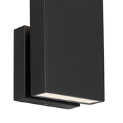 Alteck Lighting AW0116-3CCT-W Mille 1-lt 13" Tall LED Outdoor Wall Sconce, 3CCT Selectable