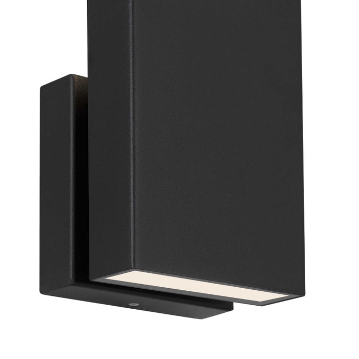 Alteck Lighting AW0116-3CCT-W Mille 1-lt 13" Tall LED Outdoor Wall Sconce, 3CCT Selectable