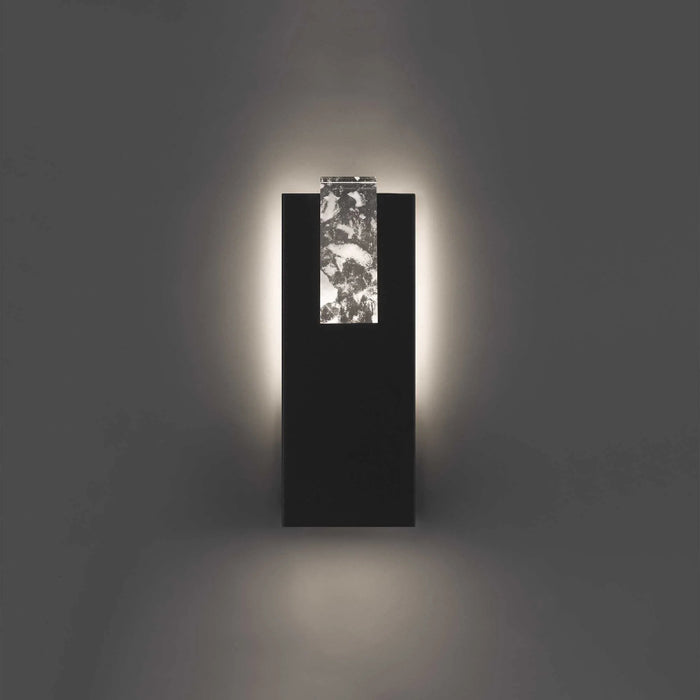Alteck Lighting AW0116-3CCT-W Mille 1-lt 13" Tall LED Outdoor Wall Sconce, 3CCT Selectable