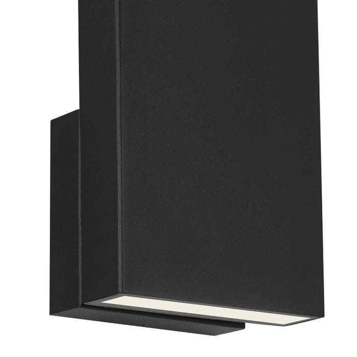 Alteck Lighting AW0117-3CCT-W Mille 1-lt 18" Tall LED Outdoor Wall Sconce, 3CCT Selectable