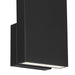 Alteck Lighting AW0117-3CCT-W Mille 1-lt 18" Tall LED Outdoor Wall Sconce, 3CCT Selectable