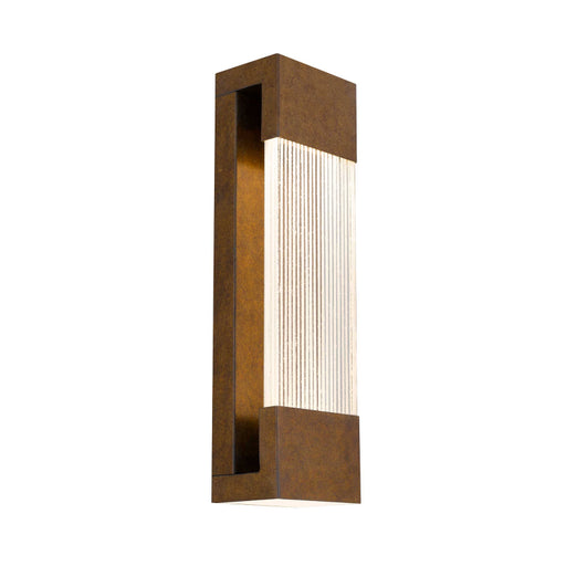 Alteck Lighting AW0119-3CCT-W Mystic 1-lt 20" Tall LED Outdoor Wall Sconce, 3CCT Selectable