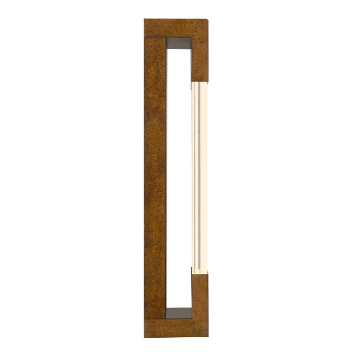 Alteck Lighting AW0119-3CCT-W Mystic 1-lt 20" Tall LED Outdoor Wall Sconce, 3CCT Selectable