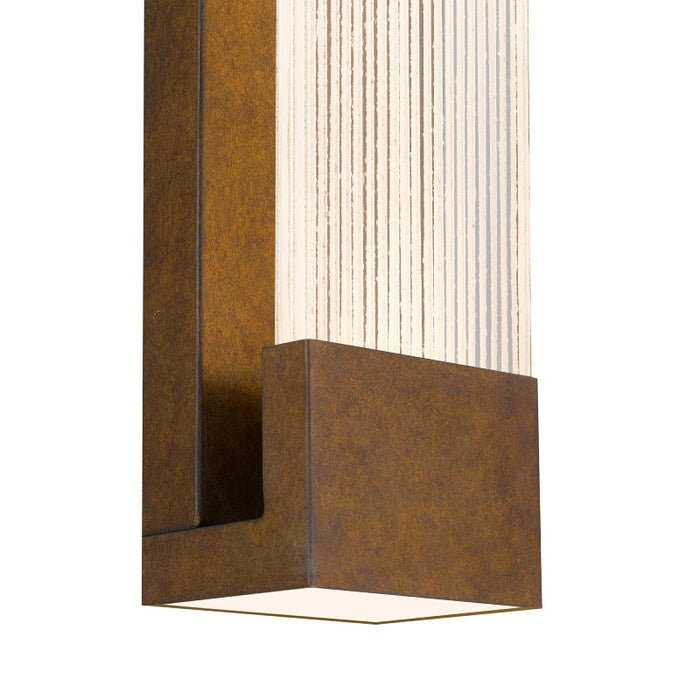 Alteck Lighting AW0119-3CCT-W Mystic 1-lt 20" Tall LED Outdoor Wall Sconce, 3CCT Selectable