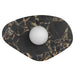 Alteck Lighting AW0120-3CCT-W Tenere 1-lt 8" Tall LED Outdoor Wall Sconce, 3CCT Selectable - Black/Gold Marble