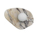 Alteck Lighting AW0120-3CCT-W Tenere 1-lt 8" Tall LED Outdoor Wall Sconce, 3CCT Selectable - White/Black Marble