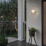 Alteck Lighting AW0120-3CCT-W Tenere 1-lt 8" Tall LED Outdoor Wall Sconce, 3CCT Selectable - White/Black Marble