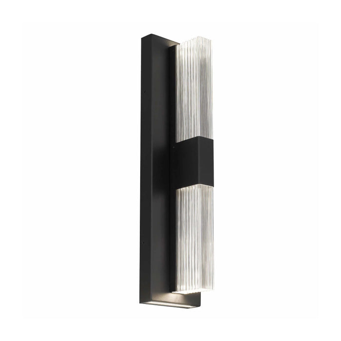 Alteck Lighting AW0121-3CCT-W Arles 1-lt 18" Tall LED Outdoor Wall Sconce, 3CCT Selectable