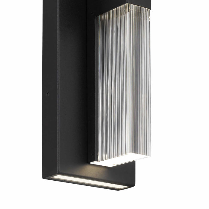 Alteck Lighting AW0121-3CCT-W Arles 1-lt 18" Tall LED Outdoor Wall Sconce, 3CCT Selectable