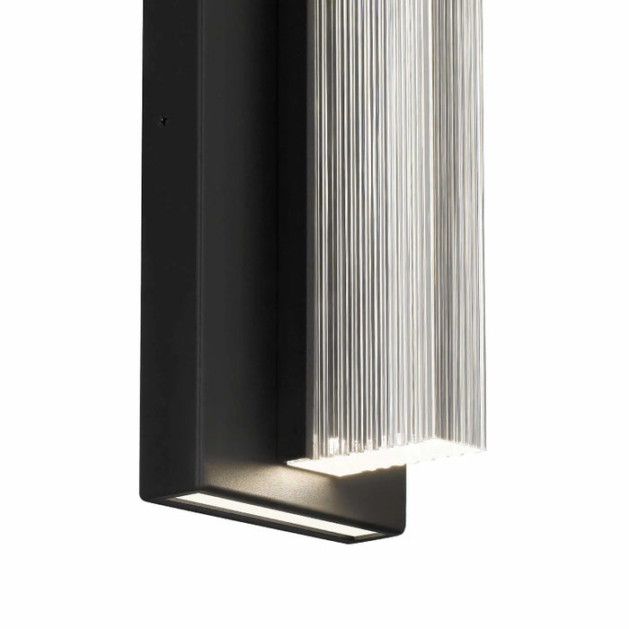 Alteck Lighting AW0122-3CCT-W Arles 1-lt 25" Tall LED Outdoor Wall Sconce, 3CCT Selectable
