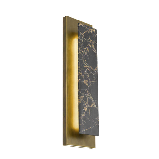 Alteck Lighting AW0124-3CCT-W Zoey 1-lt 24" Tall LED Outdoor Wall Sconce, 3CCT Selectable