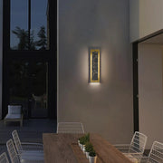 Alteck Lighting AW0124-3CCT-W Zoey 1-lt 24" Tall LED Outdoor Wall Sconce, 3CCT Selectable