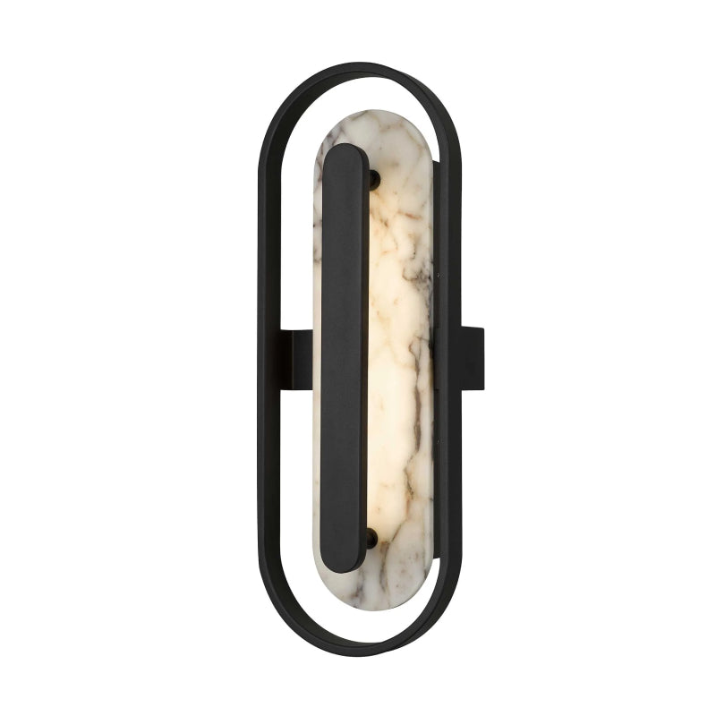 Alteck Lighting AW0125-3CCT-W Roundabout 1-lt 22" Tall LED Outdoor Wall Sconce, 3CCT Selectable