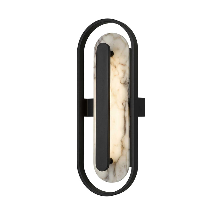 Alteck Lighting AW0125-3CCT-W Roundabout 1-lt 22" Tall LED Outdoor Wall Sconce, 3CCT Selectable
