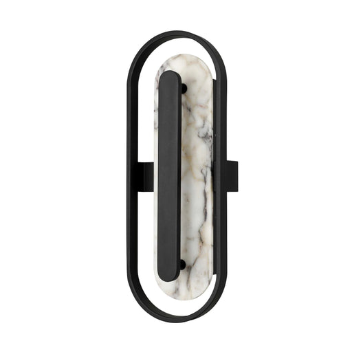 Alteck Lighting AW0125-3CCT-W Roundabout 1-lt 22" Tall LED Outdoor Wall Sconce, 3CCT Selectable