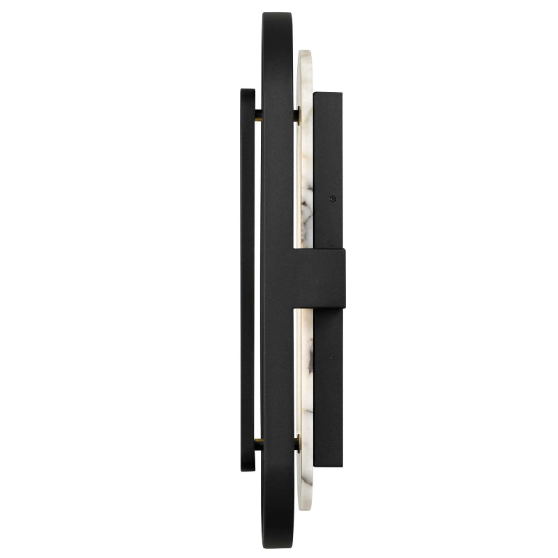 Alteck Lighting AW0125-3CCT-W Roundabout 1-lt 22" Tall LED Outdoor Wall Sconce, 3CCT Selectable