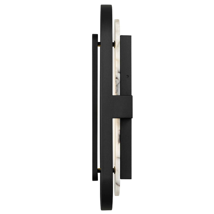 Alteck Lighting AW0125-3CCT-W Roundabout 1-lt 22" Tall LED Outdoor Wall Sconce, 3CCT Selectable