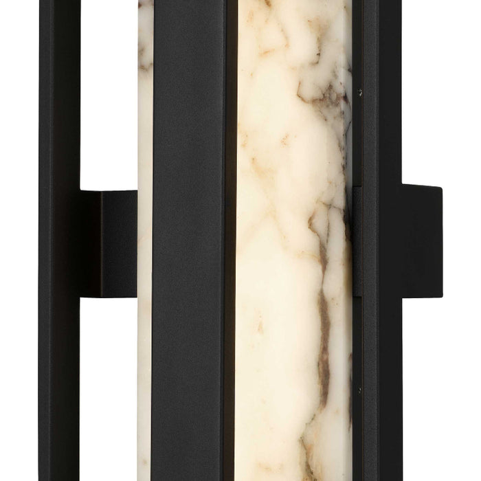 Alteck Lighting AW0125-3CCT-W Roundabout 1-lt 22" Tall LED Outdoor Wall Sconce, 3CCT Selectable