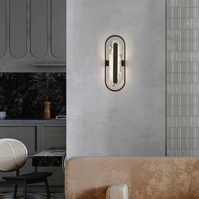 Alteck Lighting AW0125-3CCT-W Roundabout 1-lt 22" Tall LED Outdoor Wall Sconce, 3CCT Selectable