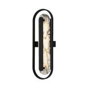 Alteck Lighting AW0126-3CCT-W Roundabout 1-lt 28" Tall LED Outdoor Wall Sconce, 3CCT Selectable