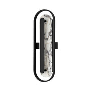Alteck Lighting AW0126-3CCT-W Roundabout 1-lt 28" Tall LED Outdoor Wall Sconce, 3CCT Selectable