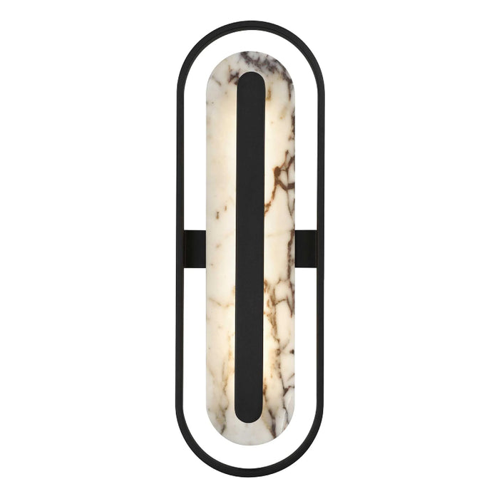 Alteck Lighting AW0126-3CCT-W Roundabout 1-lt 28" Tall LED Outdoor Wall Sconce, 3CCT Selectable