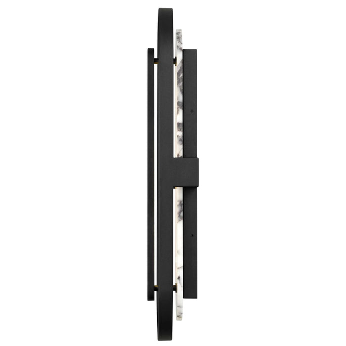 Alteck Lighting AW0126-3CCT-W Roundabout 1-lt 28" Tall LED Outdoor Wall Sconce, 3CCT Selectable