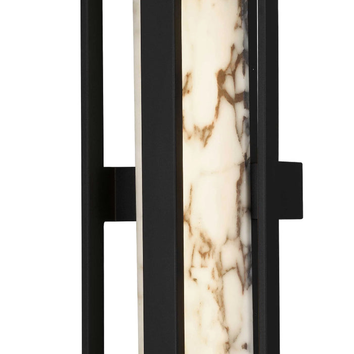 Alteck Lighting AW0126-3CCT-W Roundabout 1-lt 28" Tall LED Outdoor Wall Sconce, 3CCT Selectable