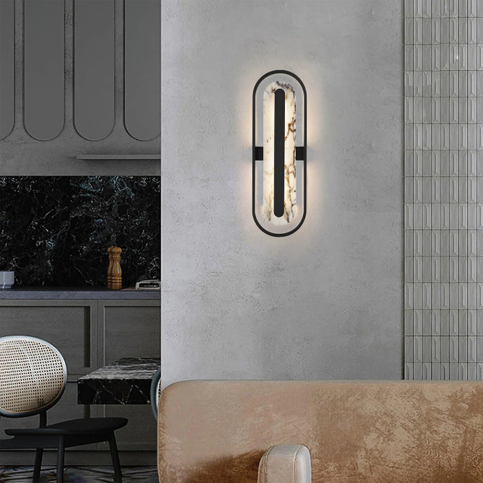 Alteck Lighting AW0126-3CCT-W Roundabout 1-lt 28" Tall LED Outdoor Wall Sconce, 3CCT Selectable