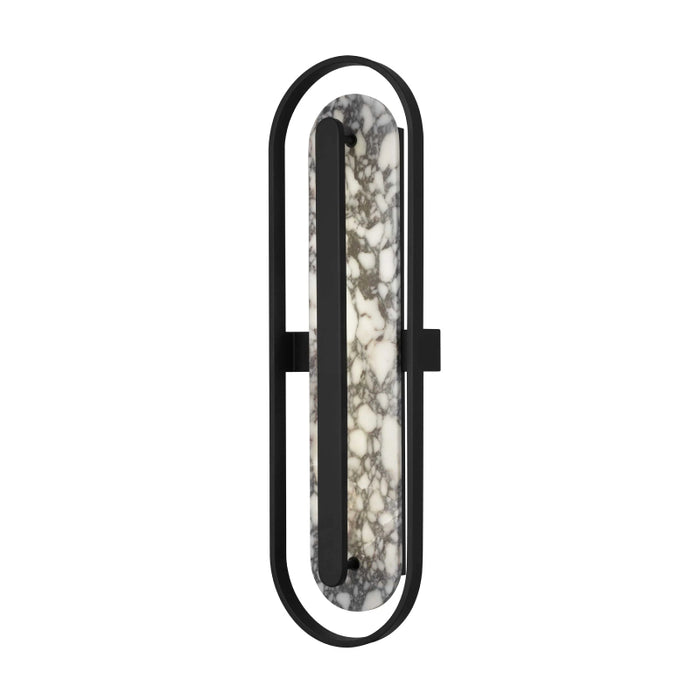 Alteck Lighting AW0127-3CCT-W Roundabout 1-lt 34" Tall LED Outdoor Wall Sconce, 3CCT Selectable