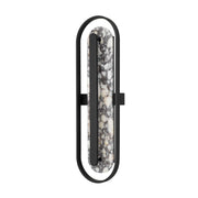 Alteck Lighting AW0127-3CCT-W Roundabout 1-lt 34" Tall LED Outdoor Wall Sconce, 3CCT Selectable