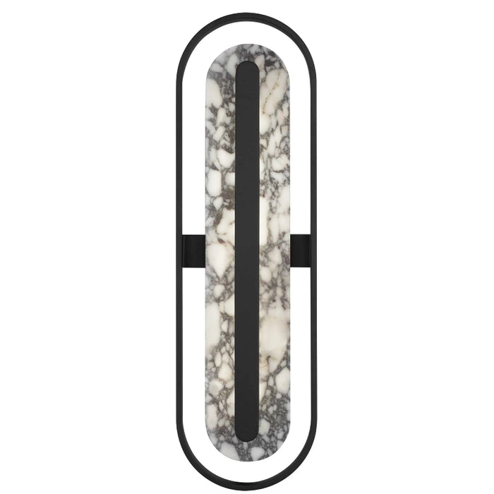 Alteck Lighting AW0127-3CCT-W Roundabout 1-lt 34" Tall LED Outdoor Wall Sconce, 3CCT Selectable