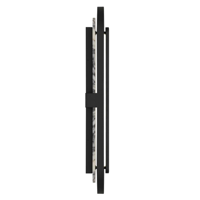 Alteck Lighting AW0127-3CCT-W Roundabout 1-lt 34" Tall LED Outdoor Wall Sconce, 3CCT Selectable