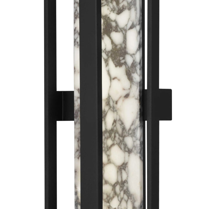 Alteck Lighting AW0127-3CCT-W Roundabout 1-lt 34" Tall LED Outdoor Wall Sconce, 3CCT Selectable