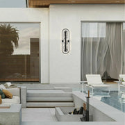 Alteck Lighting AW0127-3CCT-W Roundabout 1-lt 34" Tall LED Outdoor Wall Sconce, 3CCT Selectable