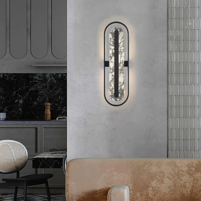 Alteck Lighting AW0127-3CCT-W Roundabout 1-lt 34" Tall LED Outdoor Wall Sconce, 3CCT Selectable