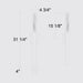 Alteck Lighting AW0128-3CCT-W Folio 1-lt 31" Tall LED Outdoor Wall Sconce, 3CCT Selectable