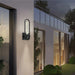 Alteck Lighting AW0132-3CCT-W Arch 1-lt 18" Tall LED Outdoor Wall Sconce, 3CCT Selectable